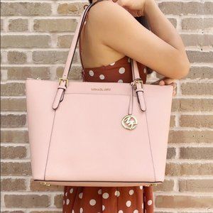 Michael KorsLarge Top Zip Tote Saffiano Leather